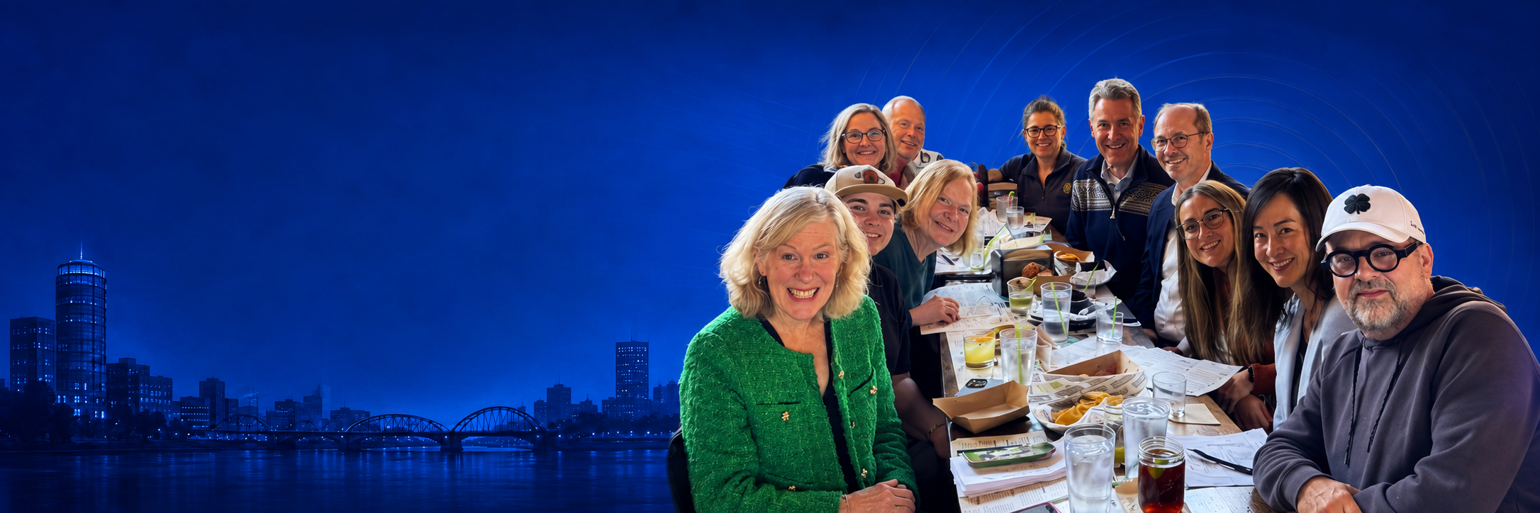 COMMITTEES header with a Grand Rapids, Michigan background