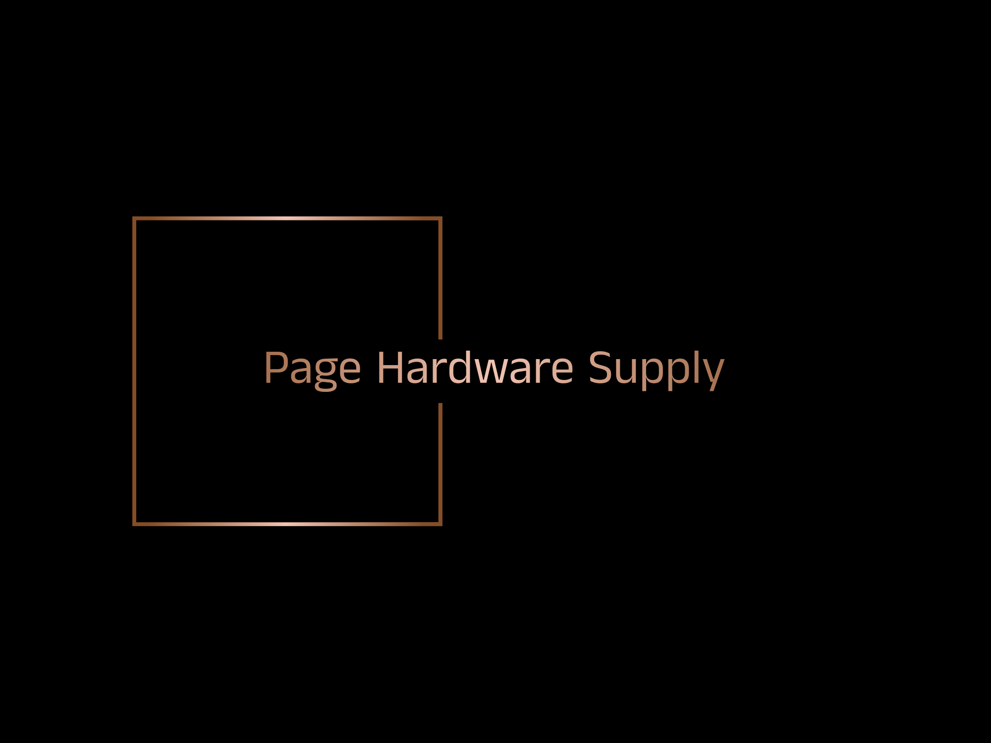 Page Hardware Supply logo